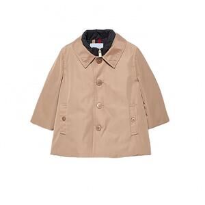 NEW ABEL & LULA baby trench coat with interior vest in camel